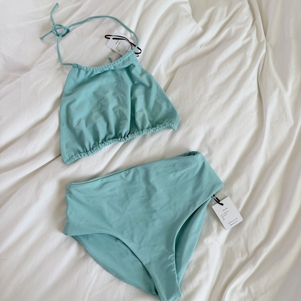 Jade Swim Kids Bikini in Light Blue